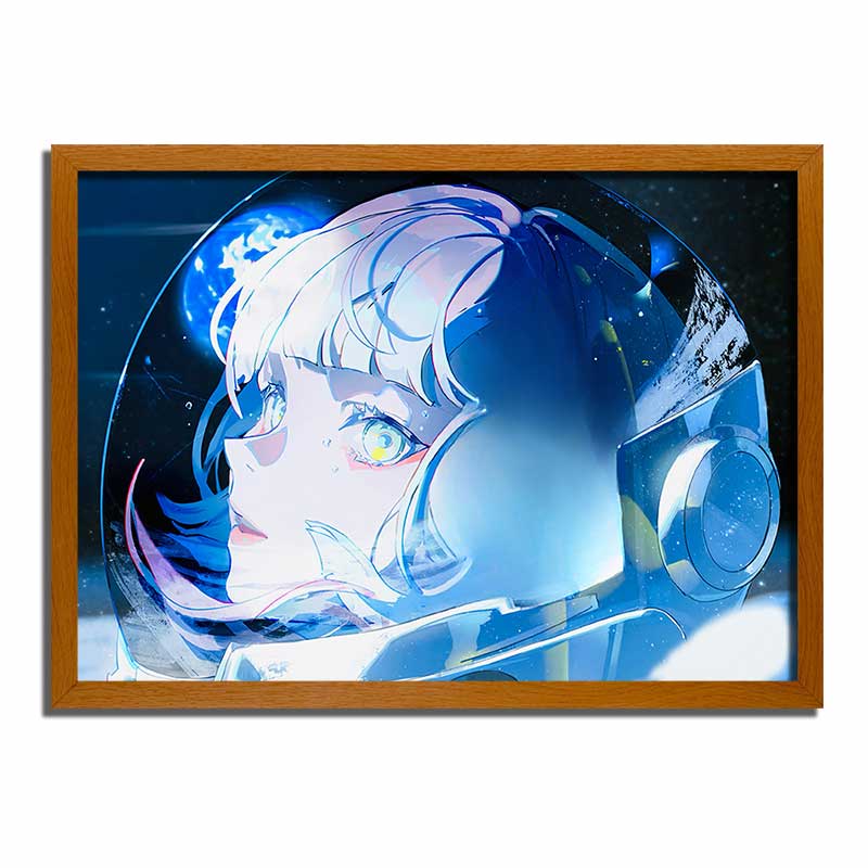 Cyberpunk Edgerunners LUCY & David Neon 4D LED Art Frame