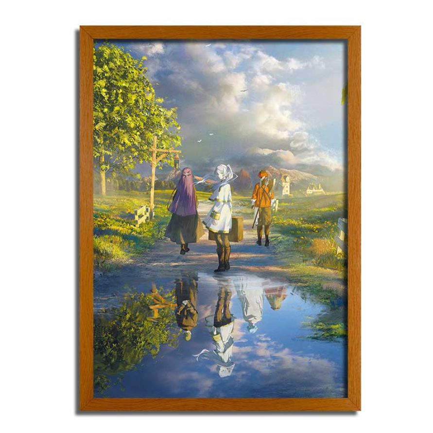 Frieren: The Journey Continues LED Light Up Painting - Glowing Frame - FLL01