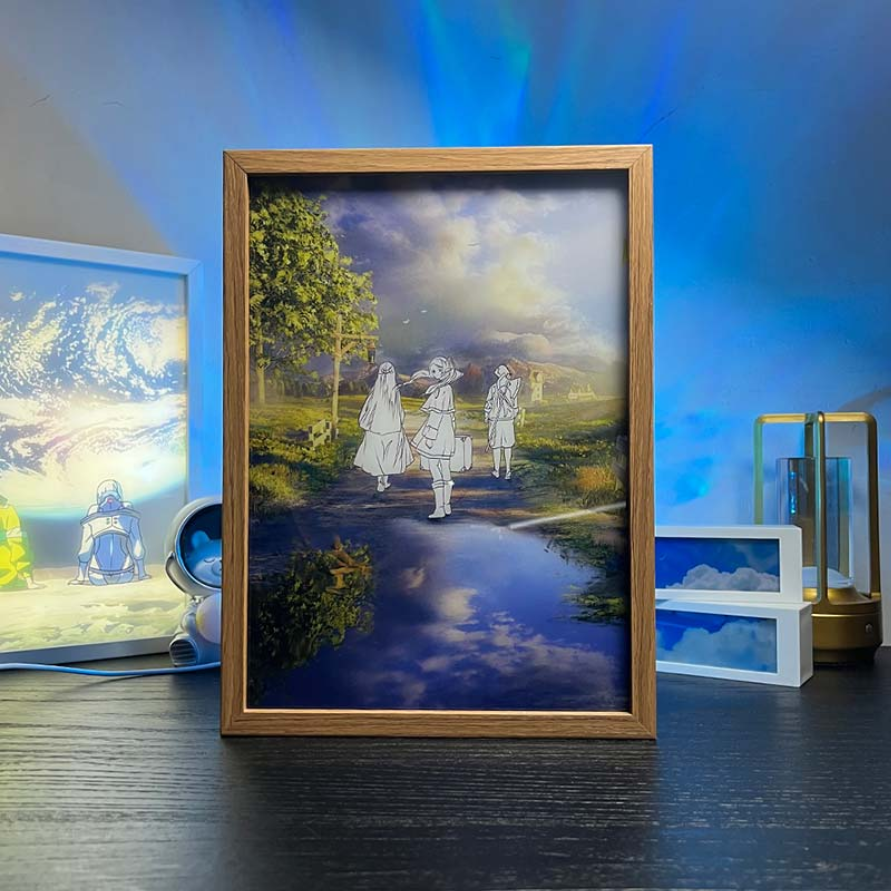 Frieren: The Journey Continues LED Light Up Painting - Glowing Frame - FLL01