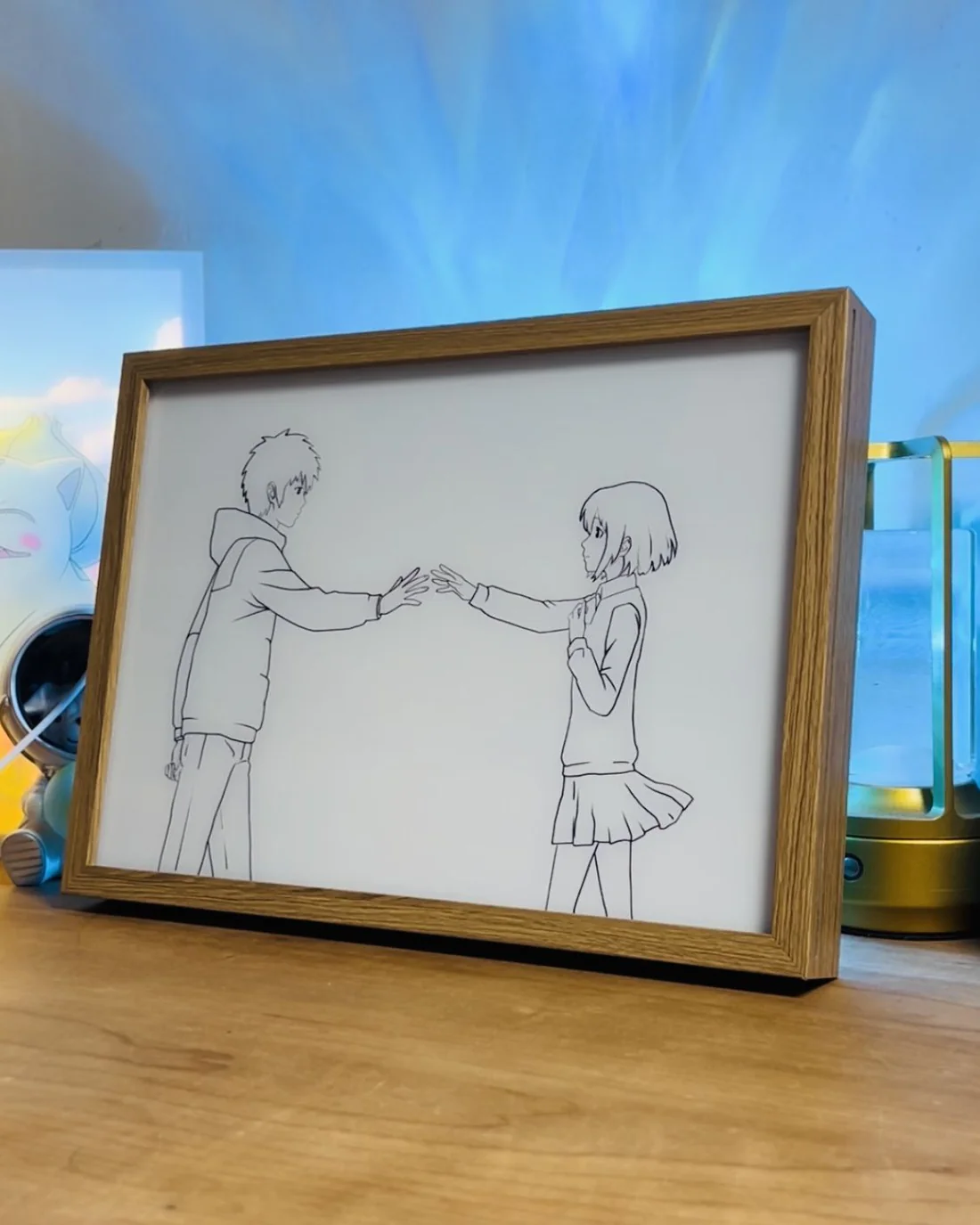 Your Name - Cosmic Connection LED Light Up Frame YN6