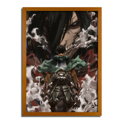 Eren Yeager Titan Transformation LED Art Lamp - AOT Edition