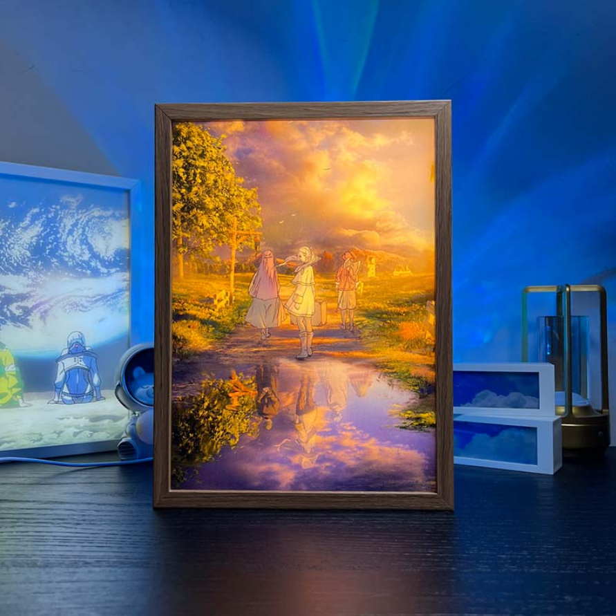 Frieren: The Journey Continues LED Light Up Painting - Glowing Frame - FLL01