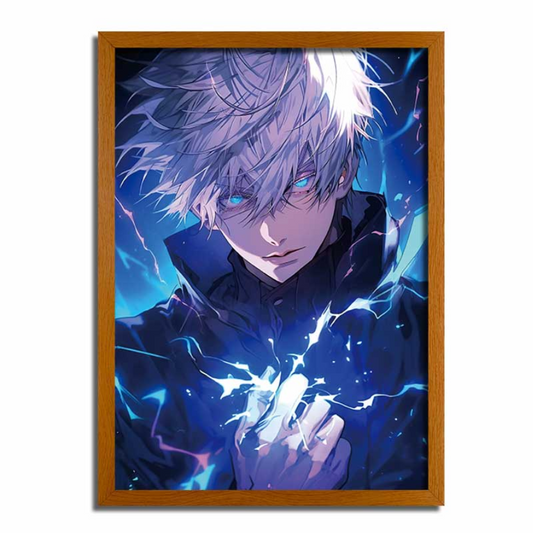 Jujutsu Kaisen Gojo Satoru LED Night Light Painting Frame - WTW01