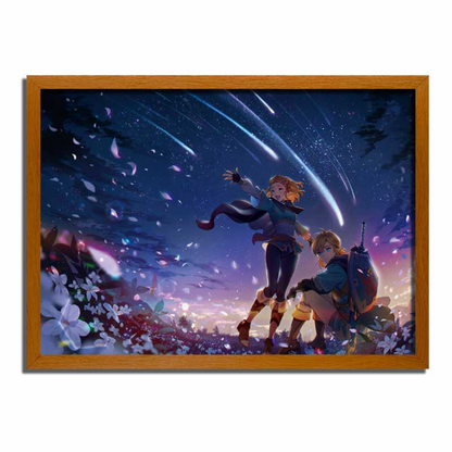 The Legend of Zelda Illuminated Artwork Frame