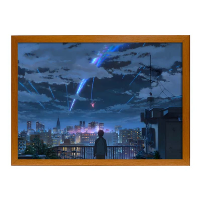 Your Name Rooftop Scene LED Night Light Lamp Artwork YN4