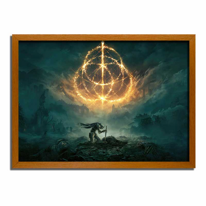 Elden Ring Illuminated LED Art Frame - 4D Glowing Painting - AEDFH01